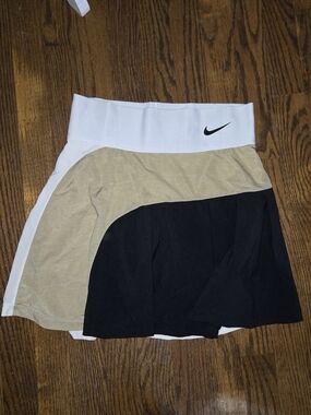 Nike White Dri-FIT Athletic Skirt